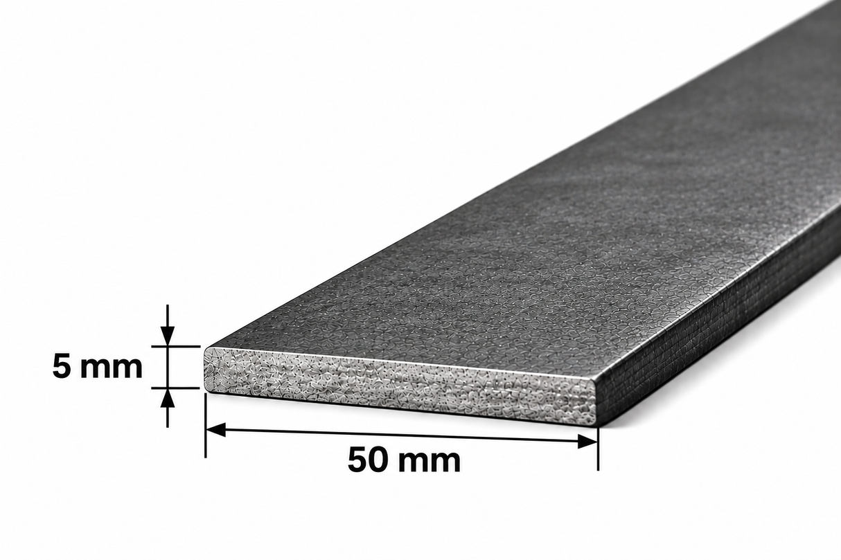 Pletina de acero 50x5 mm