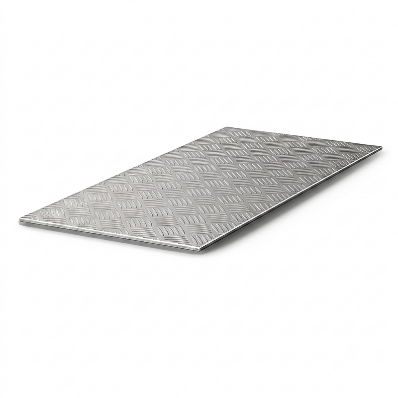 Chapa Damero aluminio 2/4 de grosor