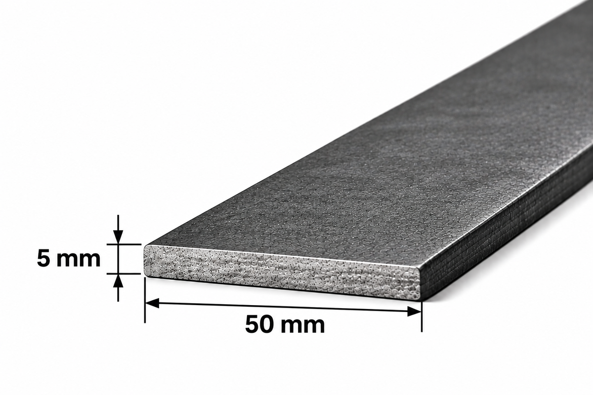 Pletina de acero 50x5 mm