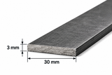 Pletina de acero 30x3 mm