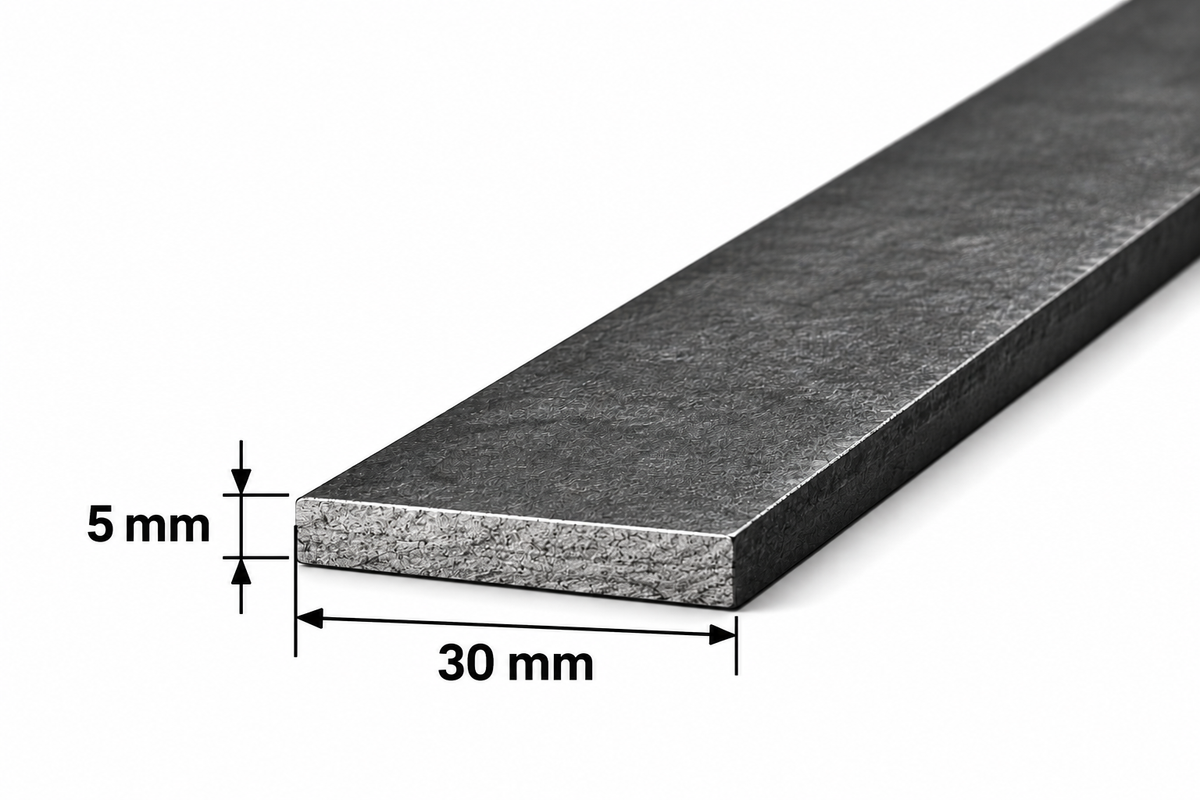 Pletina de acero 30x5 mm