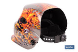 CASCO DE SOLDADURA AUTOMÁTICO FIRE SKULL (ARC/MIG/MAG/TIG)